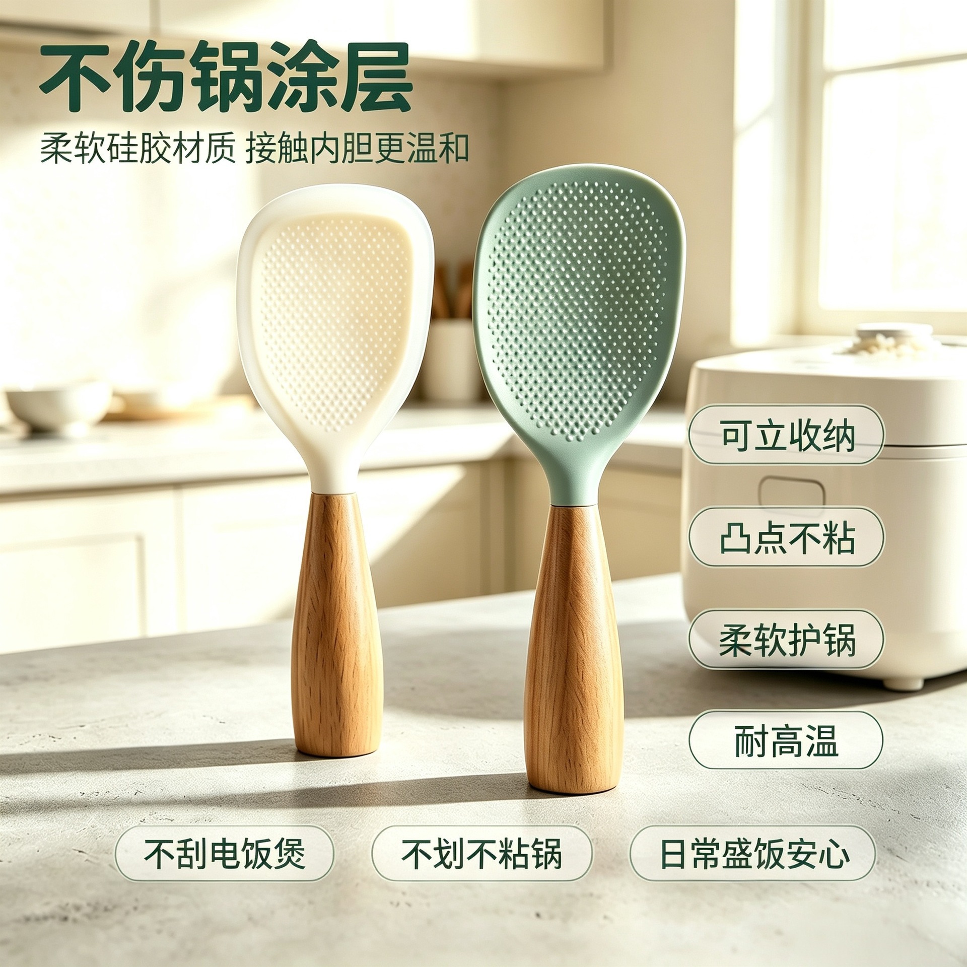 Silicone Household Rice Paddle