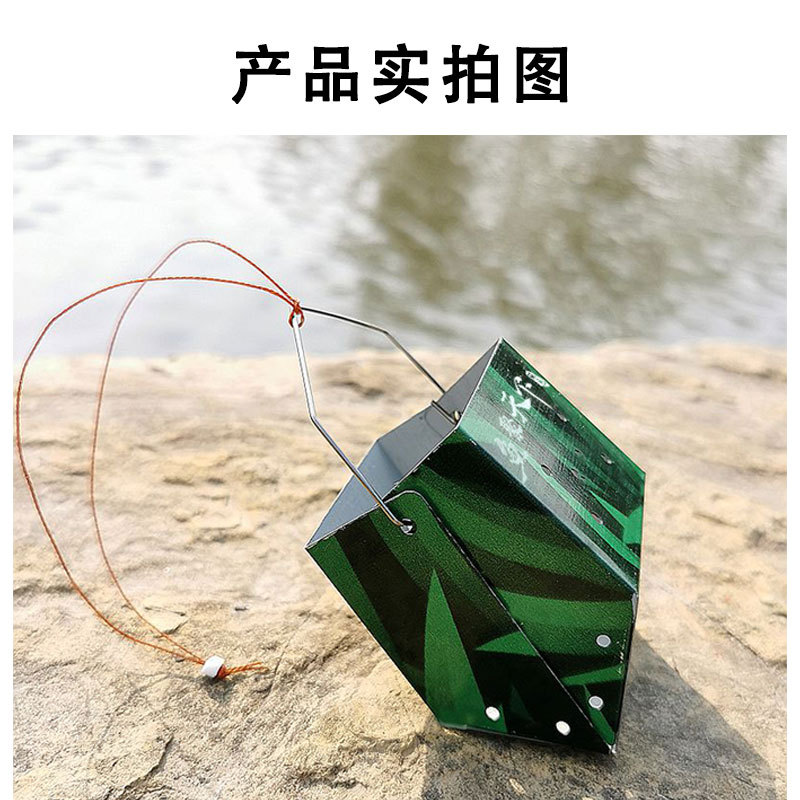 Acero inoxidable nido de hundimiento fondo distribuidor de alimentos alimentación punto fijo en el agua una abertura automática al por mayor genuino