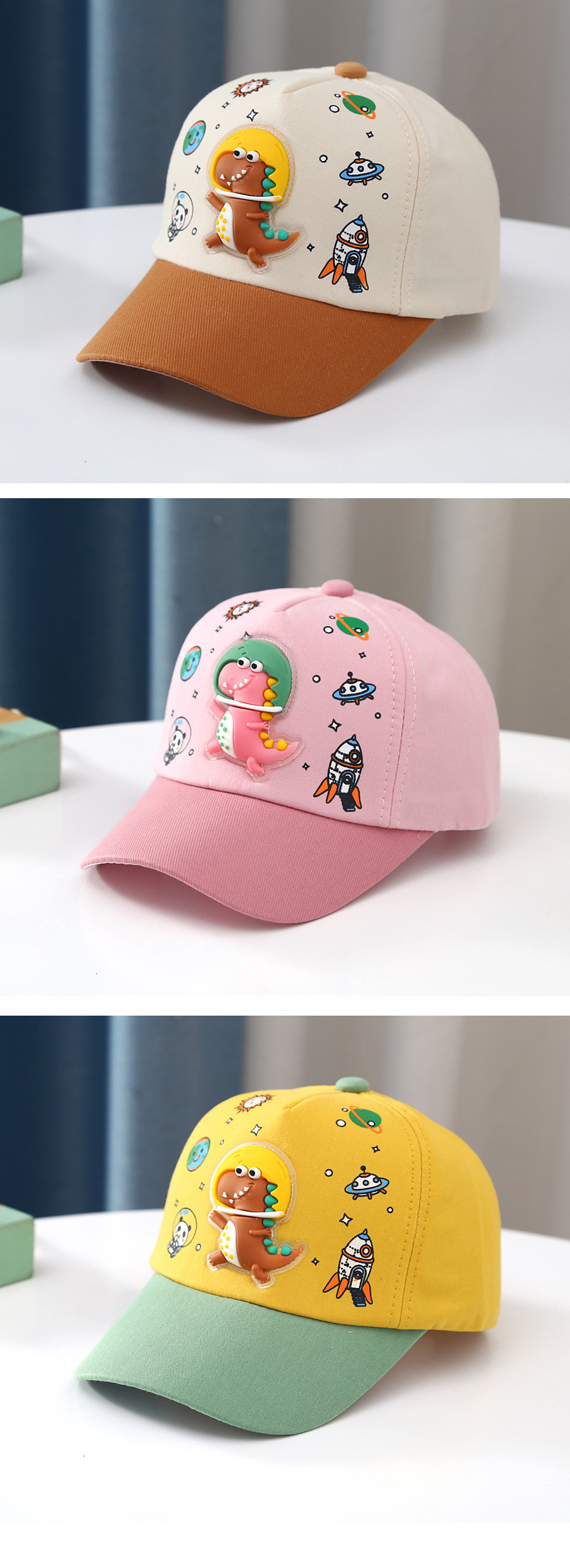 154g Weight Hat Classification Cotton Fabric Type Baseball Cap Hats Type 1 Piece Quantity Street Occasion Animal Pattern All Seasons Season Children Unisex Gender Printing Design Streetwear Style Children Unisex Streetwear Animal Printing Baseball Cap