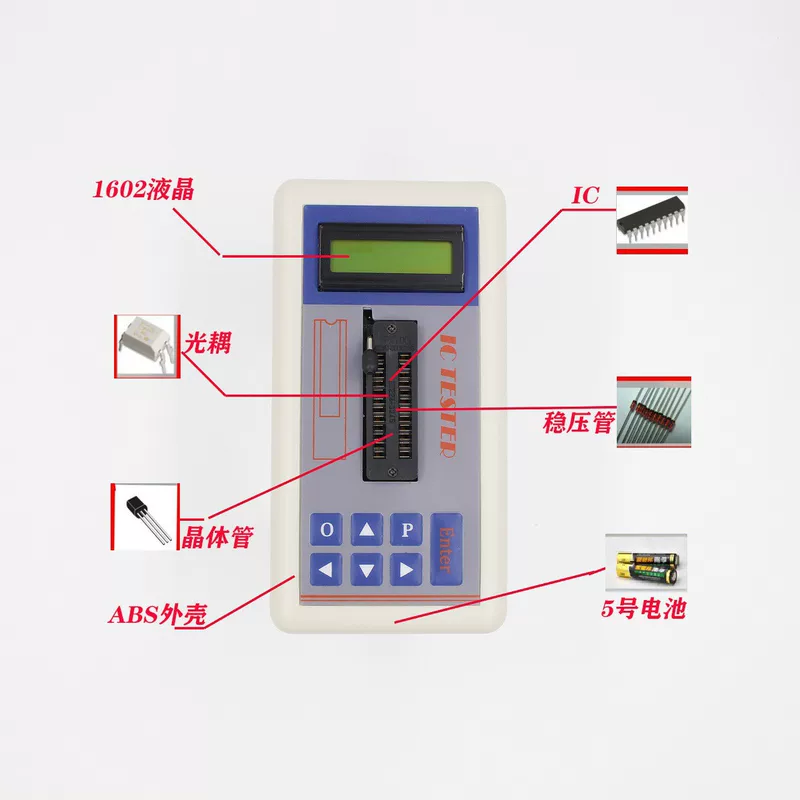 П tester интегральной схемы IC тестер Ntegrated Circuit IC Tester