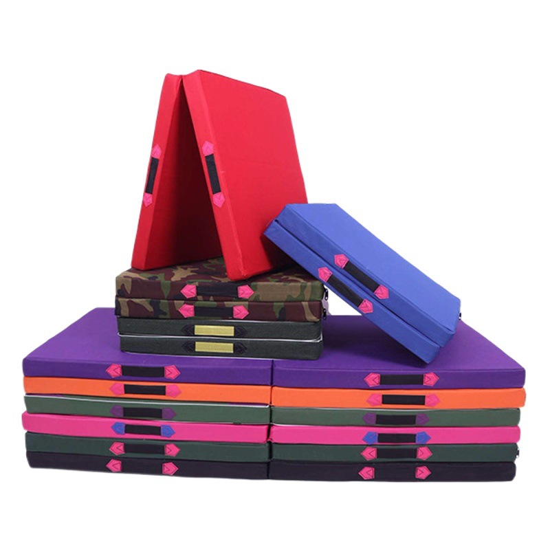 Folding Gymnastics Mat, Dance Mat, Practice Mat, Yoga Mat, Sit-Ups, Pearl Cotton Mat, Sports Training Somersault Mat