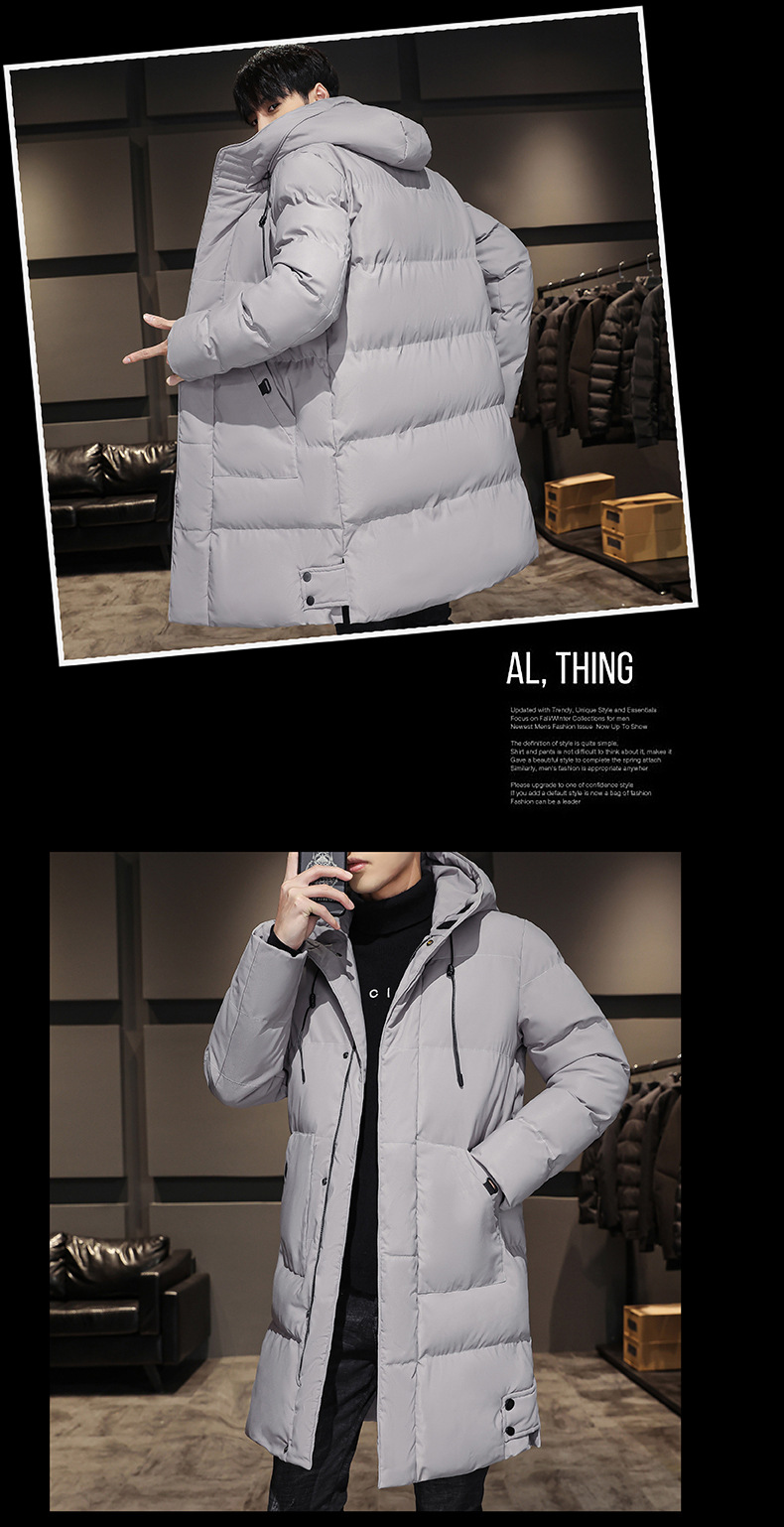 Veste d'hiver homme à capuche chaude rembourrée et doublée_voghion.com