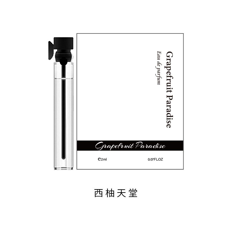 Q version card perfume sample men's and women's perfume long-lasting light perfume Vietnam stall test tube perfume