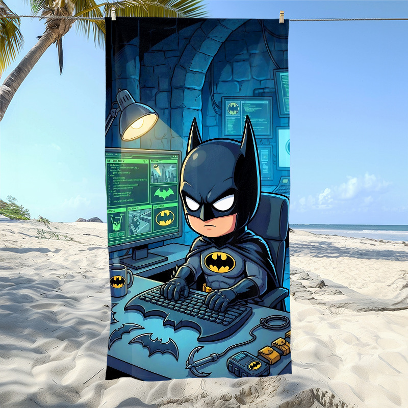 Cross-Border Shipping of Microfiber Dc Superhero Batman Quick-Drying Bath Towel Cartoon Comic Batman Beach Towel Cross-Border Shipping of Microfiber Dc Superhero Batman Quick-Drying Bath Towel Cartoon Comic Batman Beach Towel