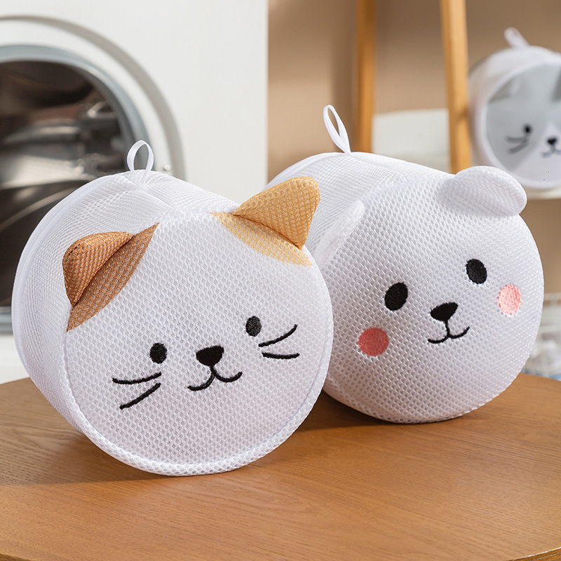 기계 세척 변형 방지 만화 속옷 세탁 가방 두꺼운 샌드위치 그물 세탁 가방 브래지어 세탁 가방 제조 업체 도매