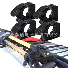 行李拓展置物架铁锹兵工铲3-4CM快速固定扣橡胶配件越野露营夹具