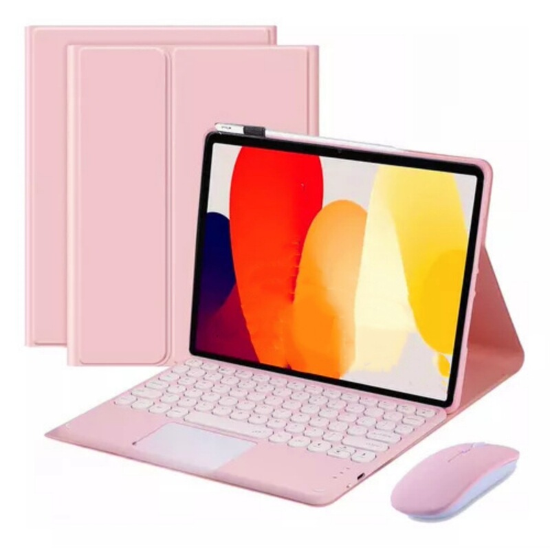 Redmi Pad SE 11 インチ 2023 Bluetooth キーボード保護カバー ラウンドキャップ マジックタッチ Redmi Pad 2 ケースに適しています。|undefined