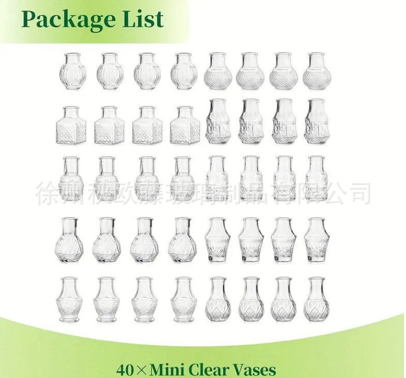 Juego de jarrones pequeños populares de Amazon, jarrones de estilo europeo para arreglos florales, decoración de alta gama para sala de estar y cocina