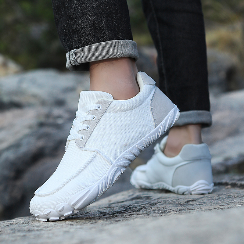 New Cross-border European American Lace-up Casual Men's Shoes, Trendy Large-size Breathable Fly-knit Loafers, Hiking_vogvips.com