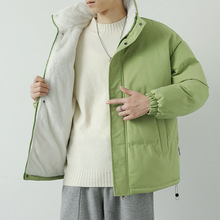 棉衣男款潮男冬季新款羊羔绒外套棉服男冬装情侣宽松面包服棉袄男
