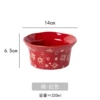 Christmas Snow-Red 5-inch Bowl
