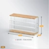 ◆Mark pen holder [slanted into three layers to hold 240 pens]