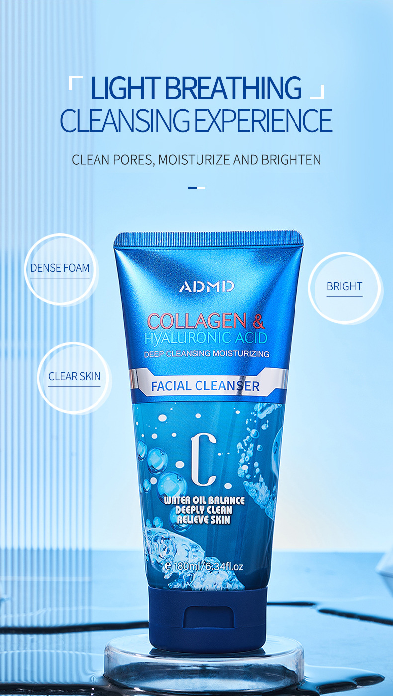 kollageeni puhastusvahend õli kontroll puhastusvahend piiriüleselt kuum müük nahahooldustooted kosmeetika_voghion.com