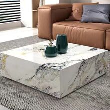 岩板茶机意式极简正方形组合轻奢网红客厅家用卧室小户型茶几