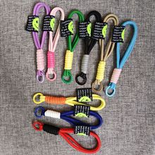 手机绳手腕尼龙编织笑脸布绳男女钥匙扣登山扣时尚情侣手绳吊绳