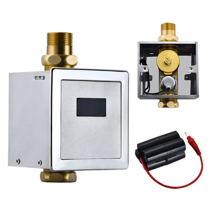 Полностью автоматический сенсорный смывной клапан для унитаза скрытого и открытого монтажа, сенсорный клапан для унитаза-биде, сенсорный клапан для унитаза-компактного типа