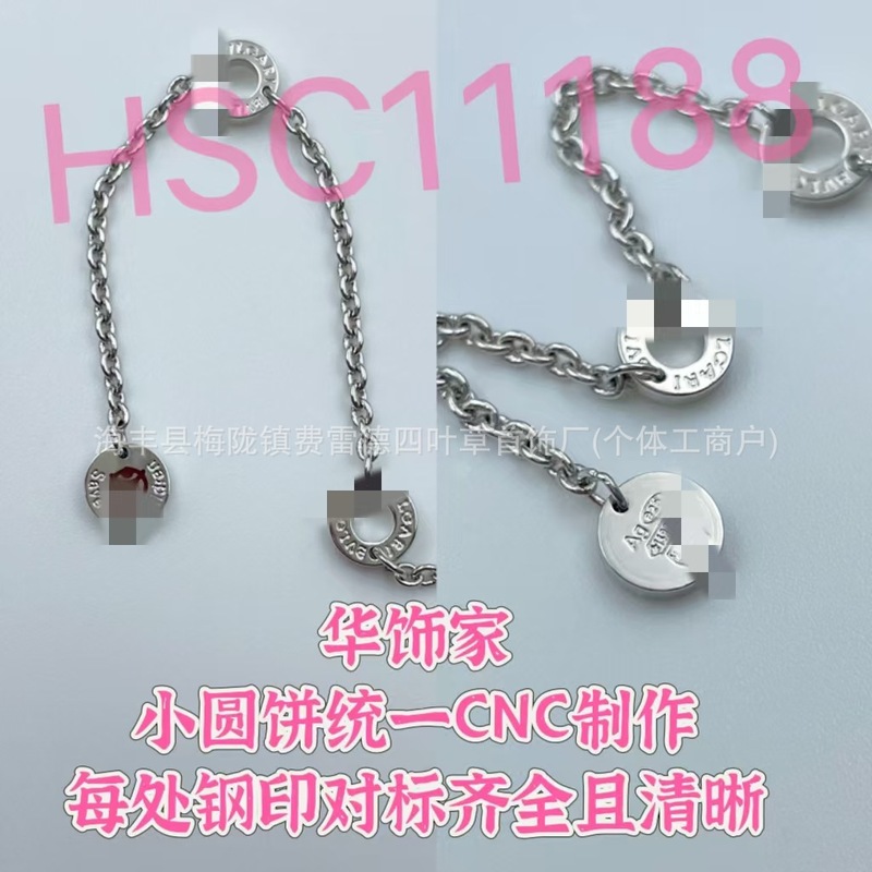 高版本宝格小红人黑陶瓷项链慈善款小蛮腰弹簧纯银18k玫瑰金男女|undefined