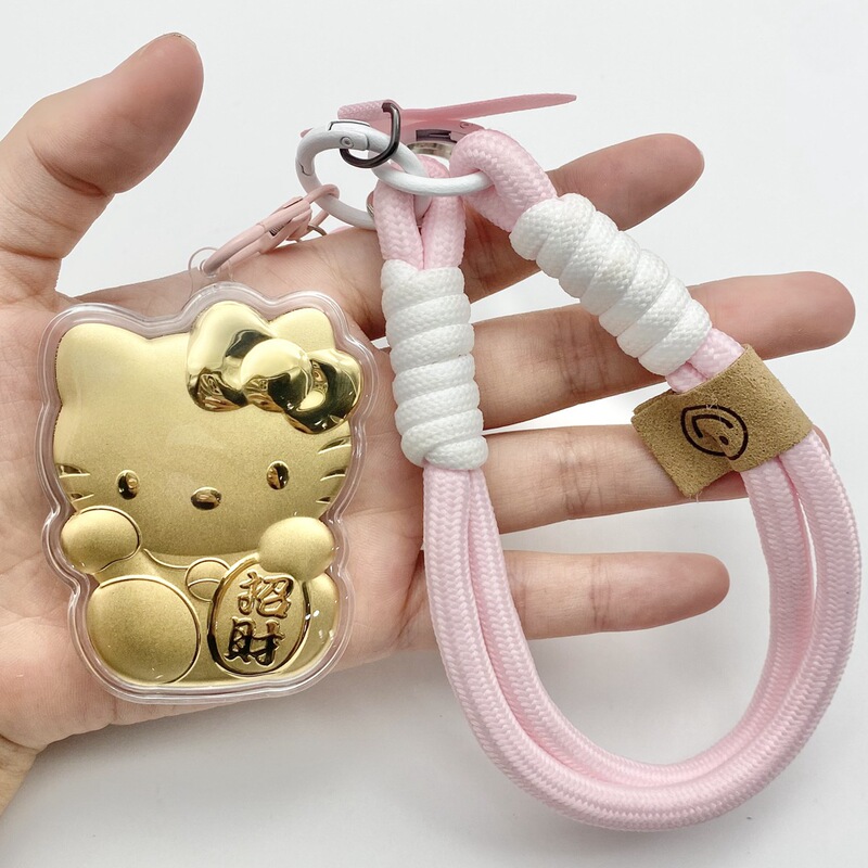 水貝人気ラブブゴールドキーホルダー LABUBU バッグペンダントパンダペンダント携帯電話チェーン漫画卸売|undefined