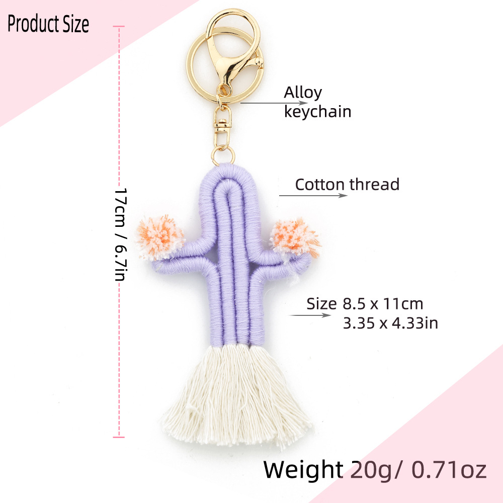 25g Weight Bag Pendant, Keychain Classification 1 Piece Quantity Daily Occasion Alloy Material Cactus Pattern Cute Style 1 Piece Cute Cactus Alloy Bag Pendant Keychain 1