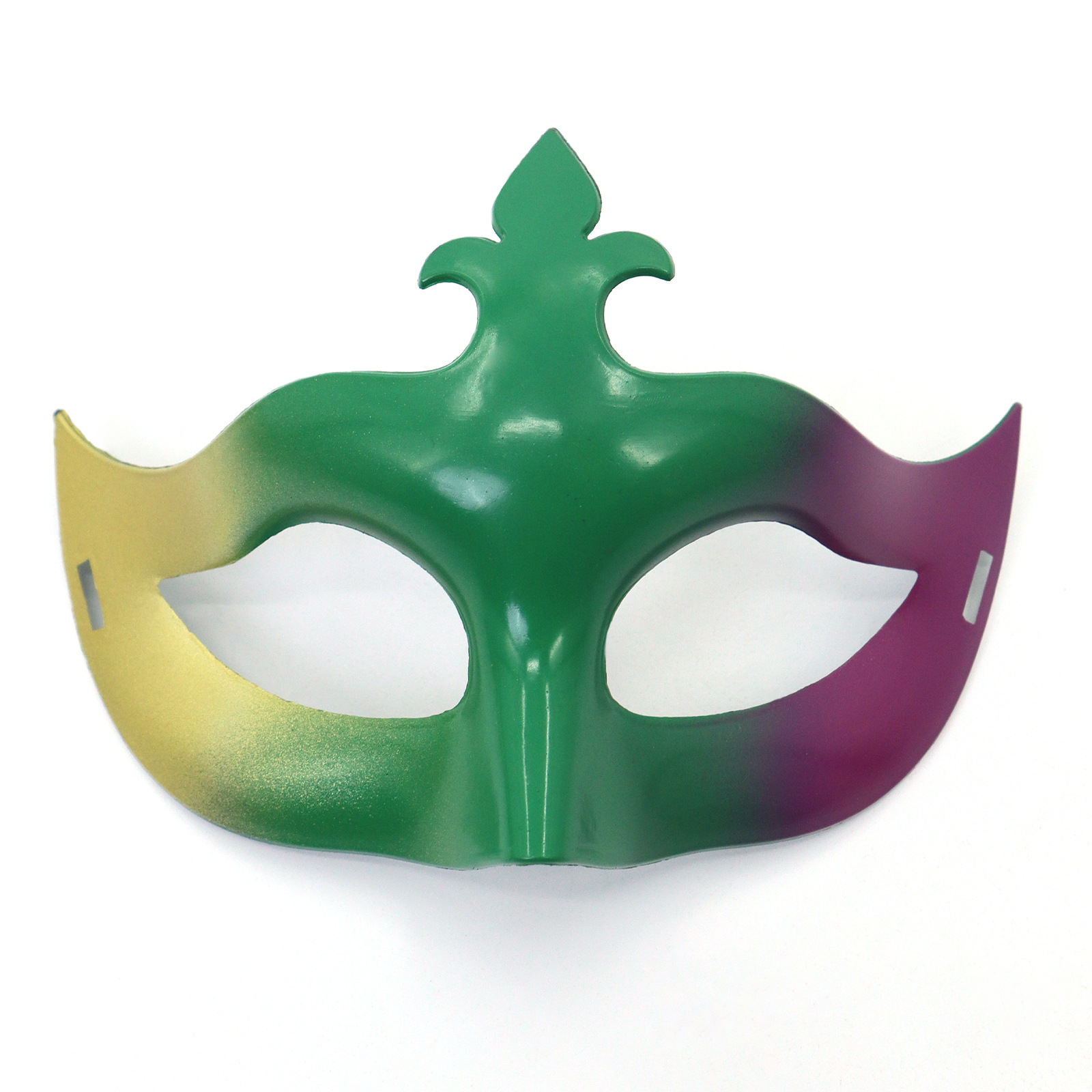 Amazon TK carnaval oro roxo verde tricolor retro máscara de mitad de cara espectáculo de escenario de fiesta máscara de accesorios