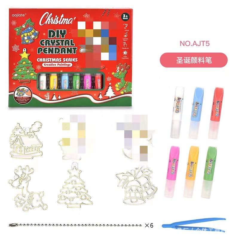 Colgante de Pintura de Gel DIY Plástico Graffiti para Niños image 12