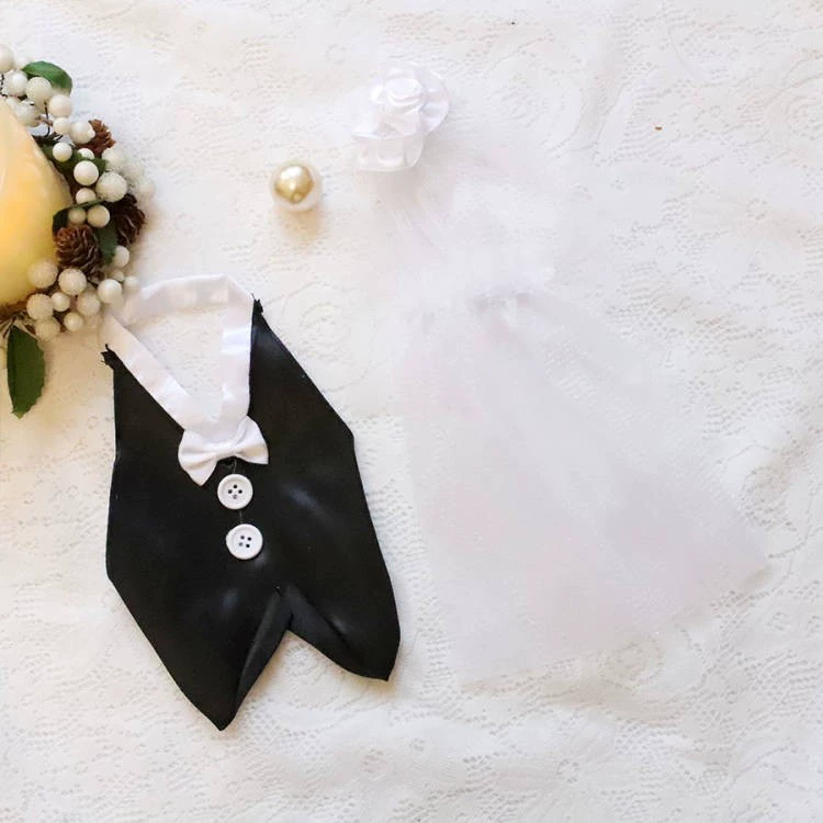 Свадебное платье невесты и жениха, набор украшений для бутылок вина, свадебное украшение для бутылки шампанского, мужской и женский свадебный набор винных бутылок