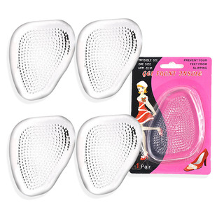 Transparent Front Half Pad Gel Front Pad Front Pad Half Size Pad High Heels Women's Non-slip Decompression Suction Card Packaging