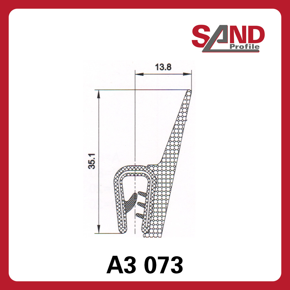 申波菲勒SAND密封条棱边保护条护边条橡胶条A3073