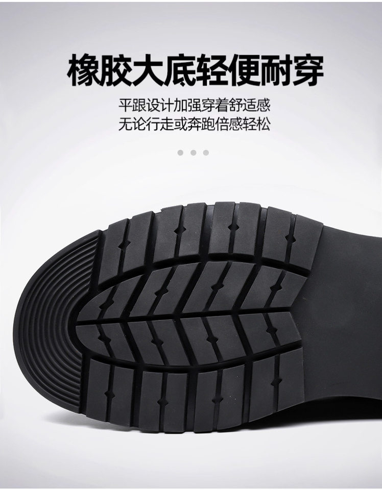 Giày da nam kiểu Anh công sở cổ thấp gót thấp 1–3 cm, mũi tròn, chống trơn trượt — GX8088 màu nâu, GX8088 màu đen chi tiết 14