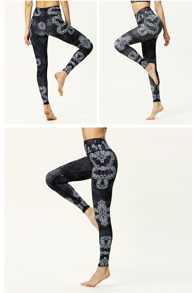 New yoga hip waist yoga leggings nihaostyles clothing wholesale NSXPF70711