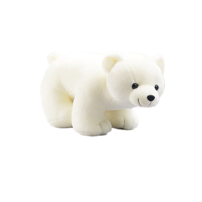 Juguete de peluche simulación de oso polar muñeca de oso blanco al por mayor muñeca de oso polar muñeca de trapo grande niña al por mayor