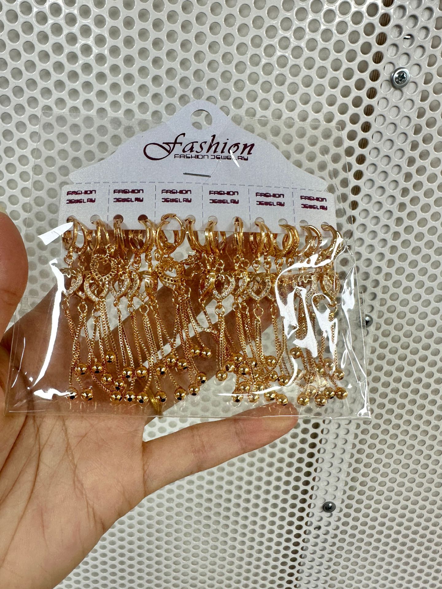 Moda transfronteriza cobre chapado en oro borlas con incrustaciones de circón pendientes joyería estrella en forma de corazón mariposa oreja joyería al por mayor