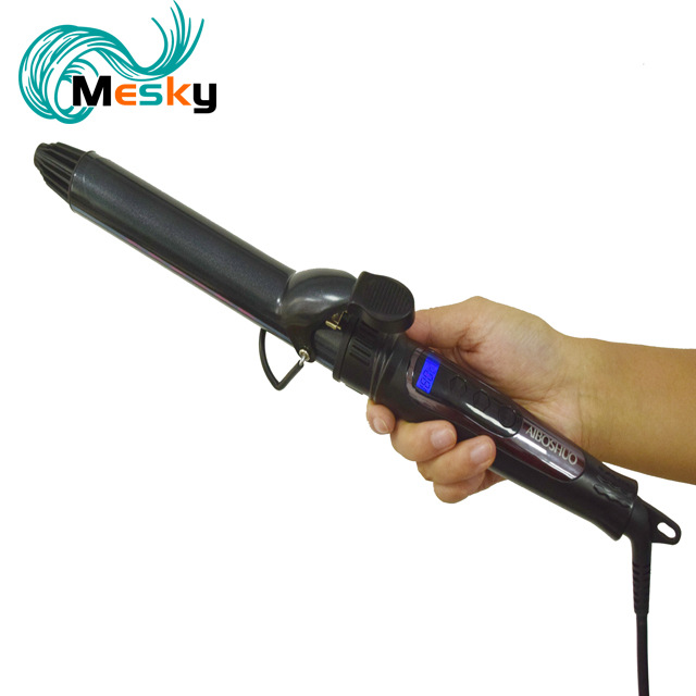 MESKY2021年跨境电商热推卷发棒发型师卷曲红外旋转卷发器卷发器