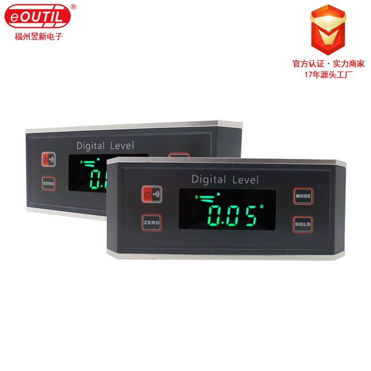 Мини цифровой уровень Многофункциональный алюминиевый сплав Магнитный цифровой мини-Инклинометр DL1903 Factory Outlet