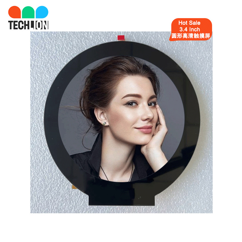 3.4寸分辨率800*800 MIPI接口全视角LCD TFT液晶显示触摸电容屏幕