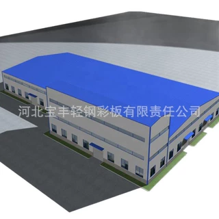 实力中国厂家直销钢结构仓库 坚固耐用寿命长