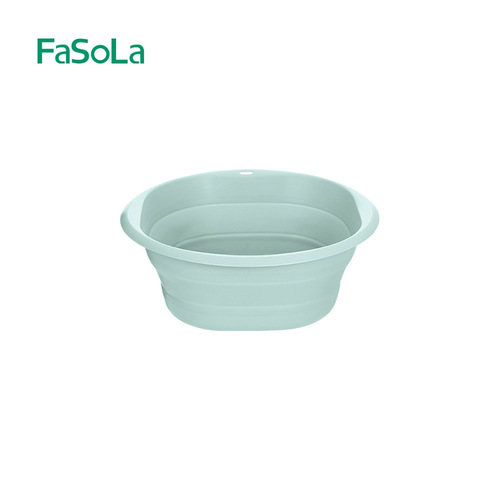 FaSoLa foldable washbasin dormitory student washbasin portable travel plastic compression basin home