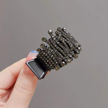 Alta Cola de Caballo artefacto fijo pequeña pinza anti-flacidez pinza de garra diamante completo horquilla hembra verano gran temperamento tiburón clip