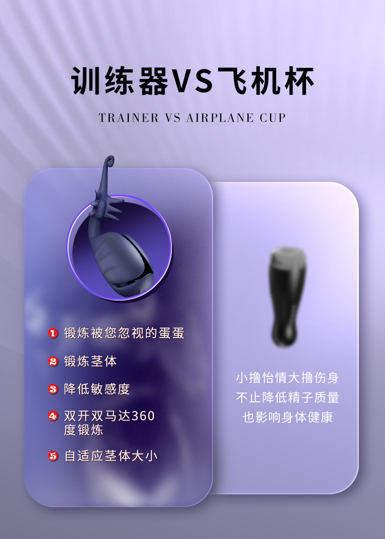 Silicone Anal Plug Vibrator with Button Control, 180 mm Prostate Massager for Men — detail image 3
