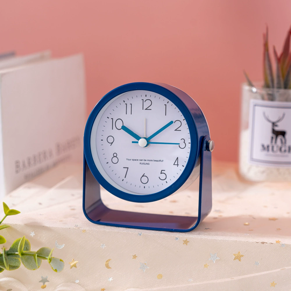 Фабрика прямой продажи металлический будильник простой тихий будильник