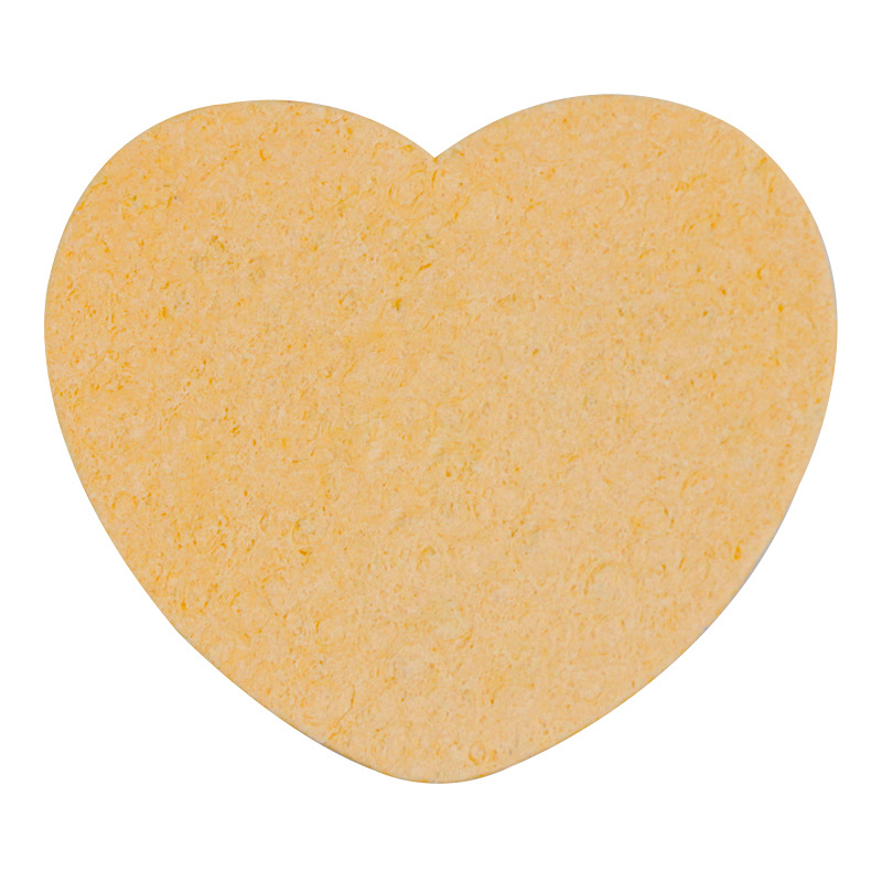 Venta caliente transfronteriza de pulpa de madera de algodón cara lavado soplo de compresión desechable lavado de cara soplo redondo en forma de corazón Toner limpieza lavado de cara artefacto