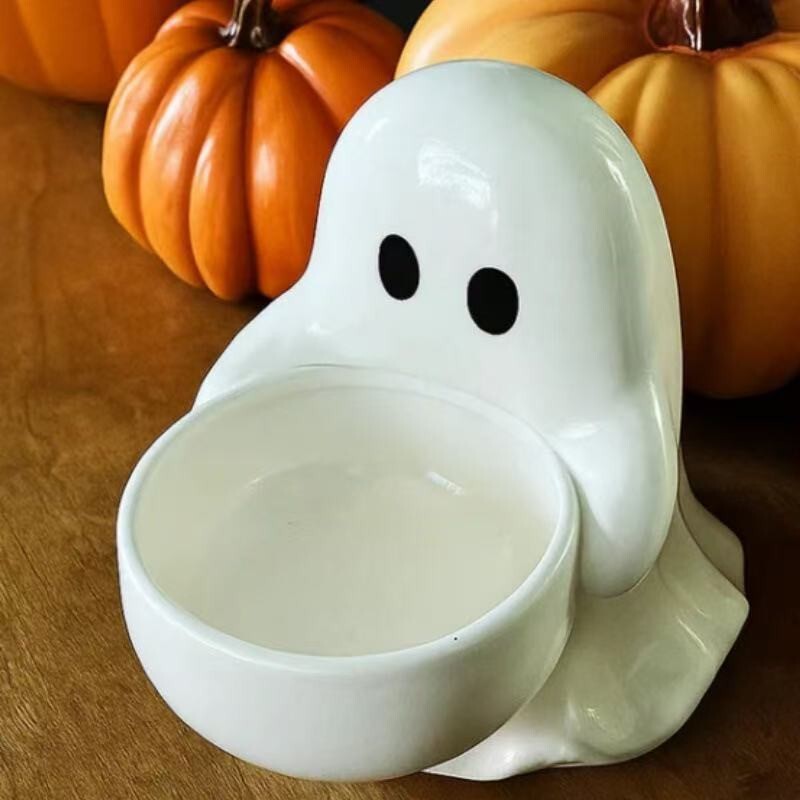 跨境新品 Halloween ghost candle holder万圣节幽灵鬼烛台小摆件|undefined