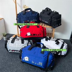 潮流運動訓練健身包 旅行包大容量輕便手提行李包時尚字母斜挎包