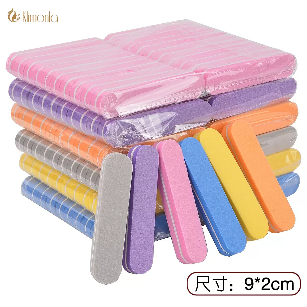 美甲搓条 短款海绵搓条指甲打磨条迷你海绵锉可水洗EVA指甲锉