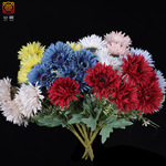Моделирование цветок искусственный Hua Songju выправляйте пучок пучка персик Фальшивый цветок свадьба комнатный зал декоративный завод оптовая торговля