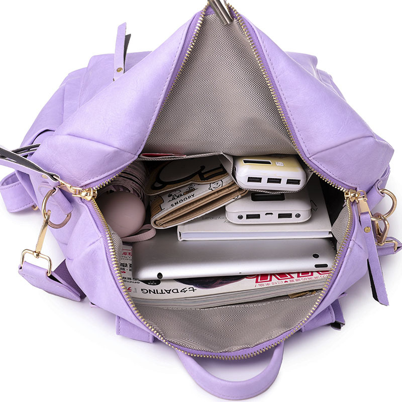 Mochila de gran capacidad transfronteriza zhenli mochila de mujer retro europea y americana mochila multifuncional para mujer