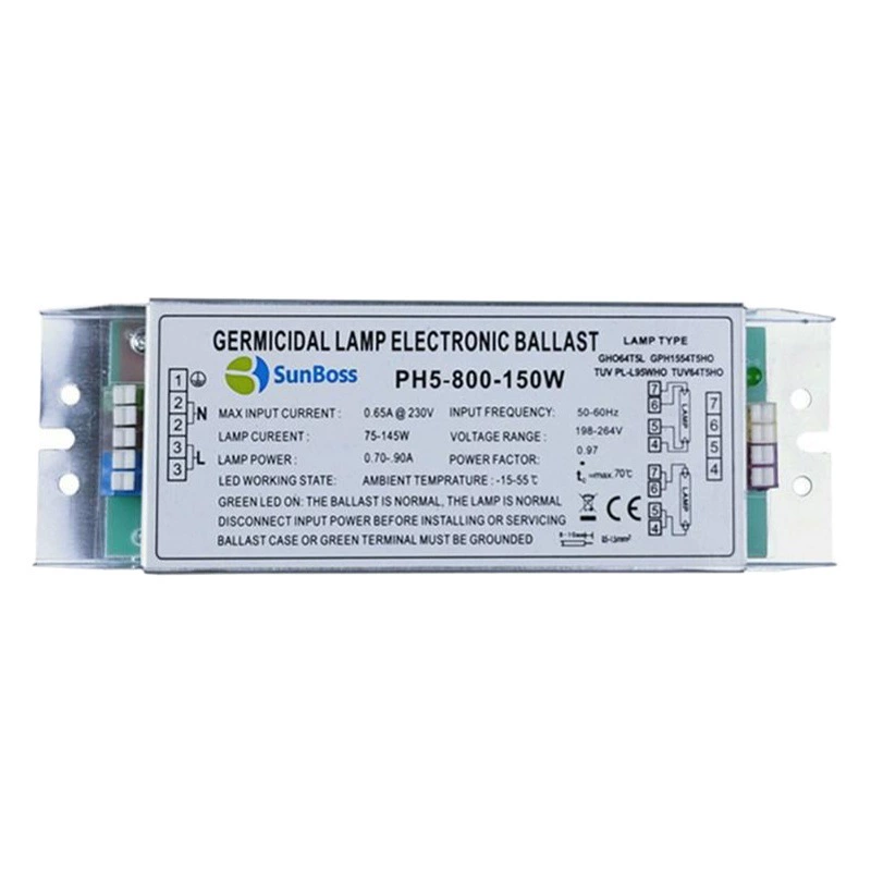 Электронный балласт для УФ-лампы 150 Вт, выпрямитель для УФ-фотолиза, оборудование для защиты окружающей среды, балласт для лампы светового кислорода