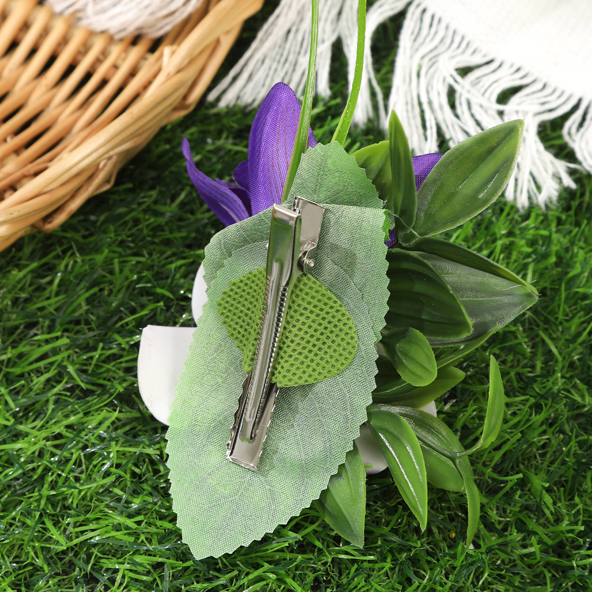 Women's Flower Lady Plastic Hair Clip display picture 10