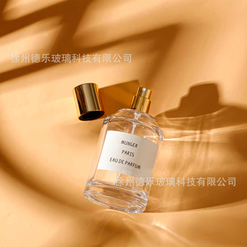30mL 50mL 100mL香水瓶透明玻璃厚底香水包装瓶阿拉伯风格香水瓶