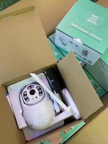 Wireless outdoor high-definition Wi-Fi surveillance camera 360-degree pan-tilt dome security network camera